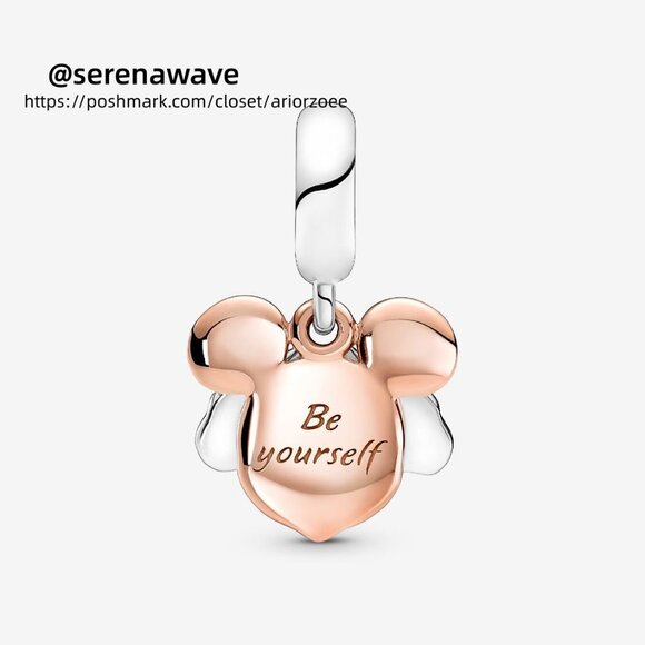 Pandora Disney Mickey Mouse Double Dangle Charm - Picture 3 of 6